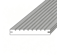 small groove bamboo deck surface